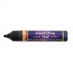 Контур Черный универсальный Liquid glossy Point, 25 мл - Заготовки для декупажа. Интернет-магазин Завиток