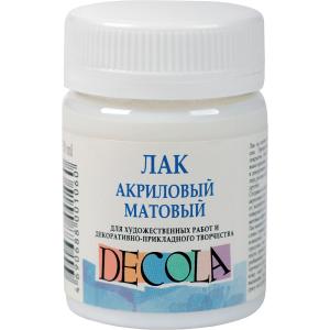 Лак акриловый матовый Decola, 50 мл - Заготовки для декупажа. Интернет-магазин Завиток