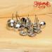 Цвях декоративний з капелюшком, 12х20 мм, срібло - Заготовки для декупажа. Интернет-магазин Завиток
