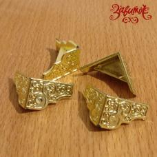 Ніжки (комплект 4 шт.), пластик, колір золото,  44х30х20 мм