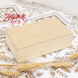 Купюрница "Достаток", сосна/мдф, 11х19х5,5 см - Заготовки для декупажа. Интернет-магазин Завиток