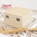 Шкатулка "Селена", 12х12 см, фанера в комбинации с ДВП - Заготовки для декупажа. Интернет-магазин Завиток