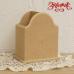 Органайзер на 2 секции, мдф, 9х13х16 см - Заготовки для декупажа. Интернет-магазин Завиток
