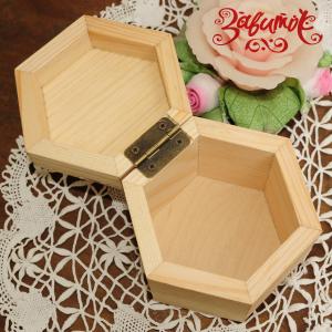 Шкатулка шестигранная Шакира, сосна, 10х10х8 см - Заготовки для декупажа. Интернет-магазин Завиток