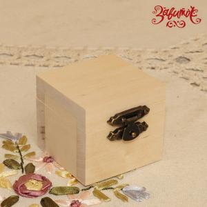 Шкатулка "Ассоль", дерево, 5х5х4,5 см - Заготовки для декупажа. Интернет-магазин Завиток