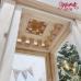 Фонарь из сосны с дверцей и стеклянными окошками, 21х21х31 см - Заготовки для декупажа. Интернет-магазин Завиток