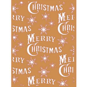 Трафарет №78 Merry Christmas, 14х19 см - Заготовки для декупажа. Интернет-магазин Завиток